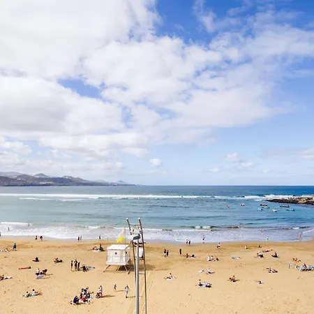 アパート Beachfront In Canteras S4 ラスパルマス・デ・グランカナリア