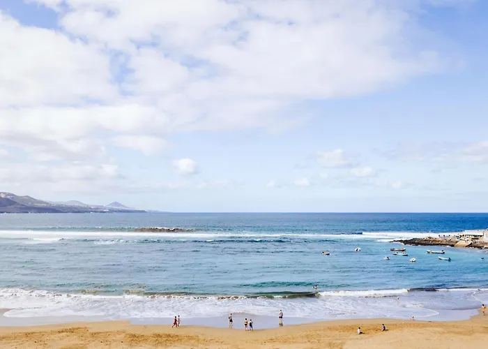 Beachfront In Canteras S4 アパート *